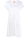 N°21 Logo T-shirt Dress In White