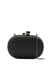 &isla Strass Clutch In Black