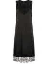 N°21 Sleeveless Dress With Lace In Black