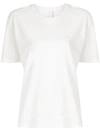 DION LEE STITCH-DETAIL SHORT SLEEVE T-SHIRT