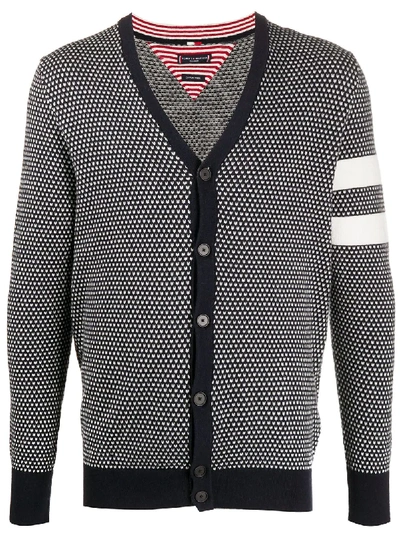 Tommy Hilfiger Knitted Cardigan In Blue