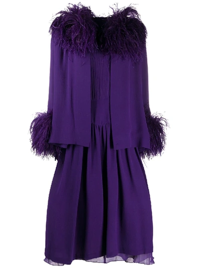 Pre-owned Valentino 1970s Couture Three-piece Suit In Purple
