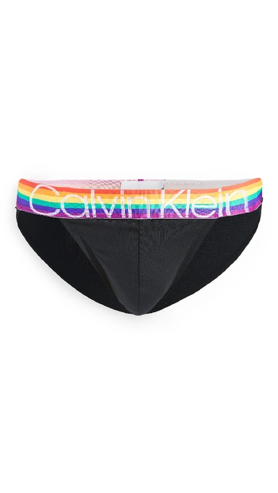Calvin Klein Underwear The Pride Edit Sport Briefs In Black