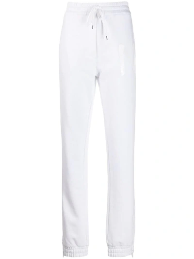 N°21 Laminated Logo Track Trousers In White