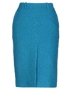 Marni Midi Skirts In Pastel Blue