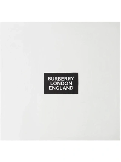 Burberry Logo Patch Scarf In White