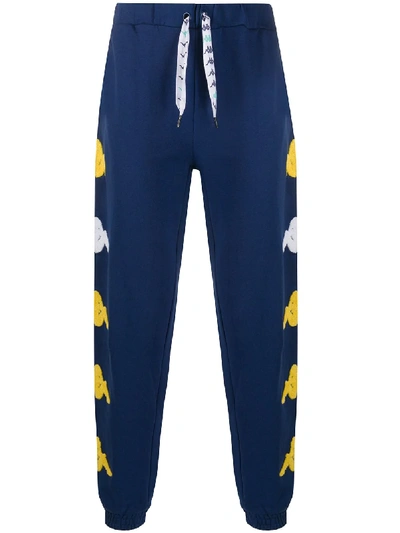 Kappa Authentic Sand Crumb Track Trousers In Blue