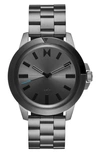 Mvmt Minimal Sport Arctic Ice Grey Ion plated Stainless Steel Bracelet Watch In Gunmetal ModeSens