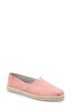 Toms Alpargata Slip-on Sneaker In Pink Fabric