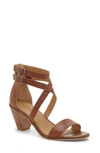 Lucky Brand Ressia Double Ankle Strap Sandal In Brown