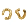 Alighieri Gold-plated The Flashback Twist Earrings In Gold