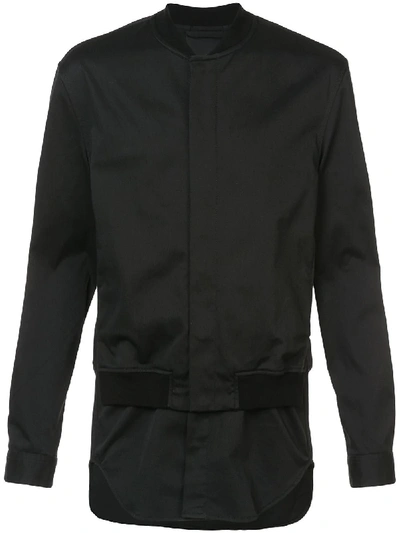 3.1 Phillip Lim / フィリップ リム Classic Bomber Shirt Jacket In Black