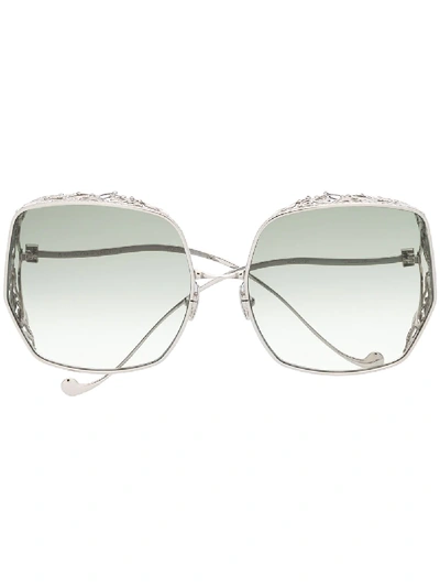 Anna-karin Karlsson Nouveau Romantica Sunglasses In Silver