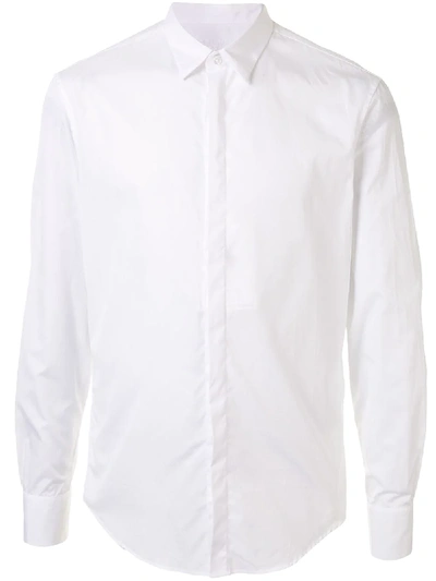 Bourrienne Popeline-hemd Mit Klassischem Kragen In White