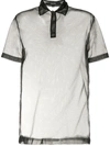 VERA WANG MESH POLO SHIRT