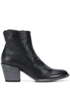 OFFICINE CREATIVE GISELLE CONE-HEEL ANKLE BOOTS
