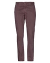 DONDUP DONDUP MAN PANTS BURGUNDY SIZE 34 COTTON, ELASTANE,13324770UD 10