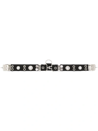 Ermanno Scervino Embellished Belt In Black