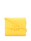 MSGM LOGO APPLIQUÉ CROSSBODY BAG