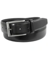 FLORSHEIM MEN'S CARMINE LEATHER BELT