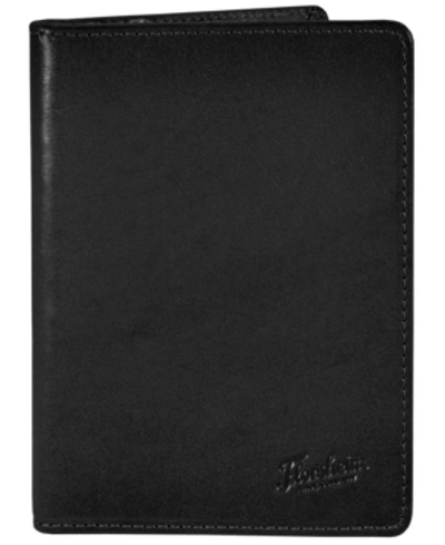 Florsheim Leather Passport Case In Black