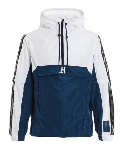 Tommy Hilfiger Lewis Hamilton Windbreaker In Blue And White In Blue/ White