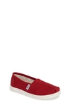 Toms 2.0 Classic Alpargata Slip-on In Red Canvas
