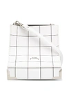 A-COLD-WALL* CURVED SQUARE PRINT SHOULDER BAG