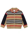 BURBERRY SIGNATURE STRIPE CARDIGAN