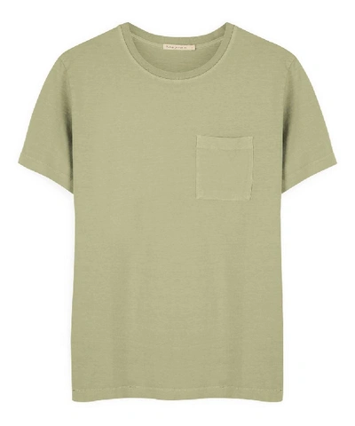 Nudie Jeans Roy Cotton-jersey T-shirt In Green