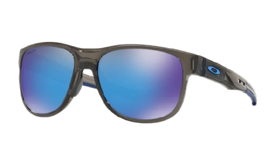 Oakley Grey Smoke Crossrange™ R Sunglasses In Blue
