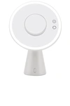 Impressions Vanity Luna Makeup Mirror And Night Lamp With Bluetooth Speakers In White