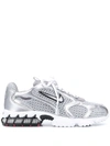 Nike Air Zoom Spiridon Cage 2 Rubber-trimmed Mesh And Leather Sneakers In Grey