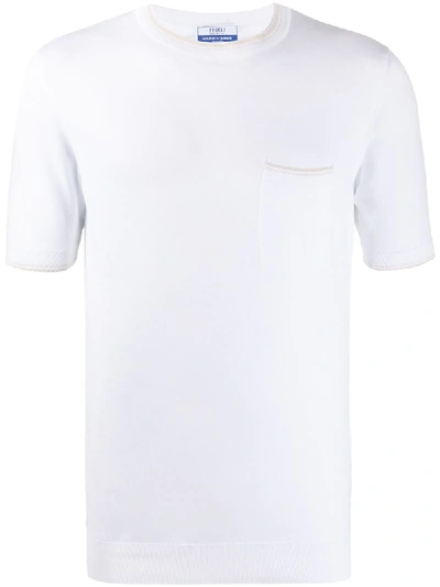 Fedeli Gestricktes T-shirt In White
