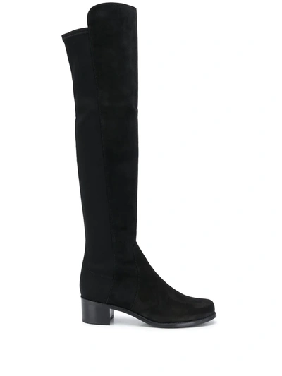 Stuart Weitzman 45mm Thigh High Boots In Black