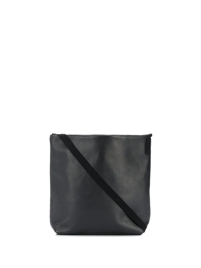 Ann Demeulemeester Mini Leather Shoulder Bag In Black