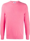 Fedeli Pink Cashmere Sweater In Pink