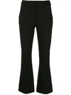 3.1 Phillip Lim Cropped Flared Trousers In Black