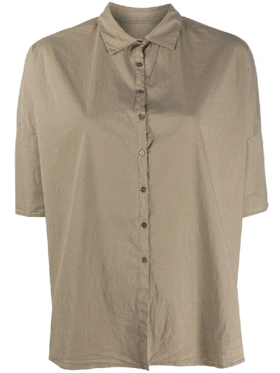 Transit Boxy Half-sleeve Shirt In Green