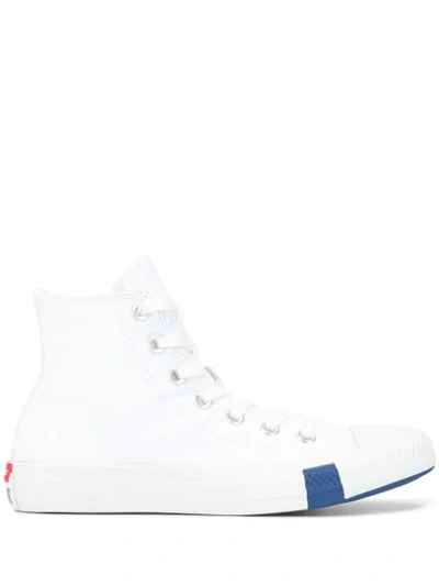 Converse Play Chuck Taylor Hi Trainers In White
