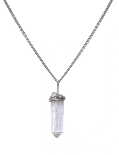 Ali Grace Jewelry Crystal & Sterling Silver Long Chain Necklace