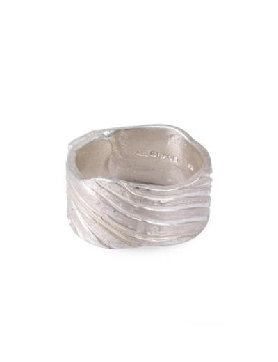 Ali Grace Jewelry Sterling Silver Wave Design Ring