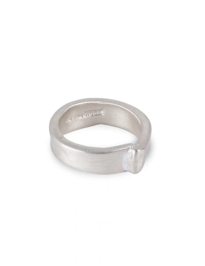 Ali Grace Jewelry Sterling Silver Overlap Ring