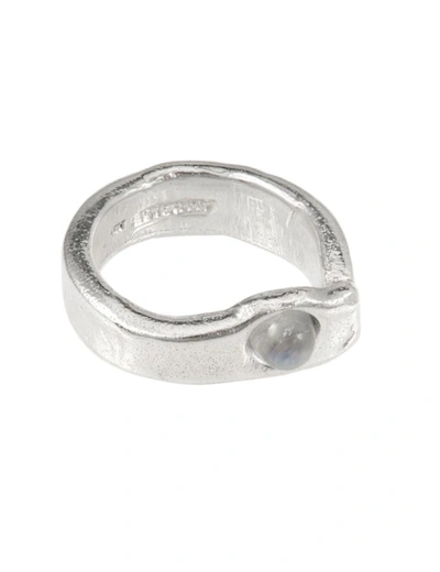 Ali Grace Jewelry Moonstone Ring In Silver