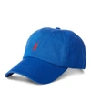 Ralph Lauren Cotton Chino Baseball Cap In New Iris Blue