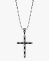 JOHN HARDY MEN'S CLASSIC CHAIN JAWAN CROSS PENDANT NECKLACE