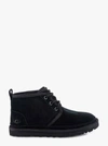 Ugg Lace-up Ankle Boots With Suede Upper In Black