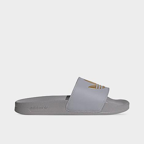 grey adidas slides womens