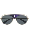 ALAIN MIKLI TOUJOURS AVIATOR-STYLE SUNGLASSES