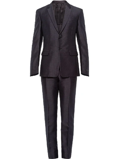 Prada Two-piece Suit In Grey